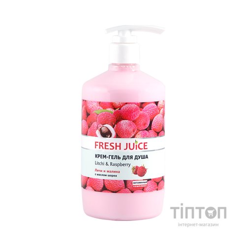 Гель для душу Fresh Juice Litchi & Raspberry 750 мл (4823015936166)