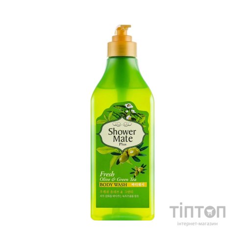 Гель для душу KeraSys Shower Mate Fresh Olive & Green Tea 550 мл (8801046876756)