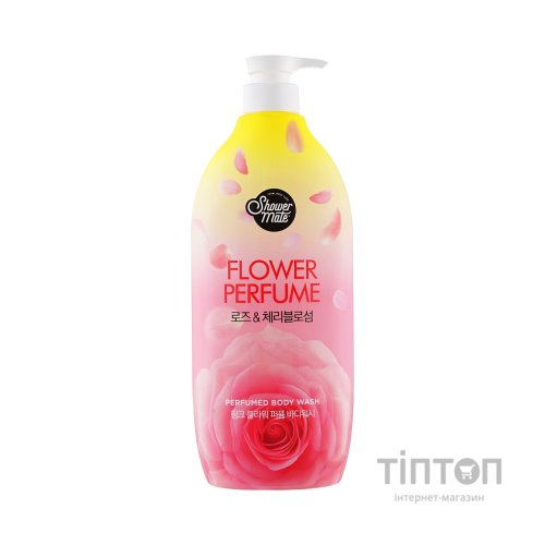 Гель для душу KeraSys Shower Mate Perfumed Rose & Cherry Blossom 900 мл (8801046259863)