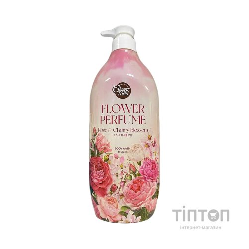Гель для душу KeraSys Shower Mate Perfumed Rose & Cherry Blossom 900 мл (8801046259863)
