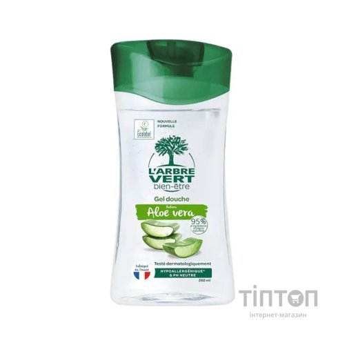 Гель для душу L'Arbre Vert Алое вера 260 мл (3450601100505)