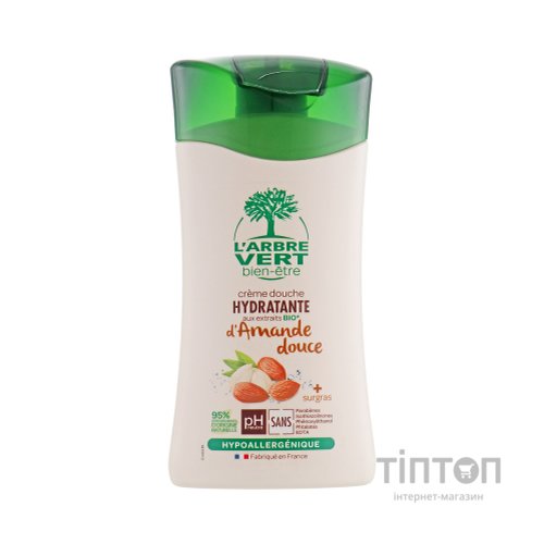 Гель для душу L'Arbre Vert Солодкий мигдаль 250 мл (3450601026256)