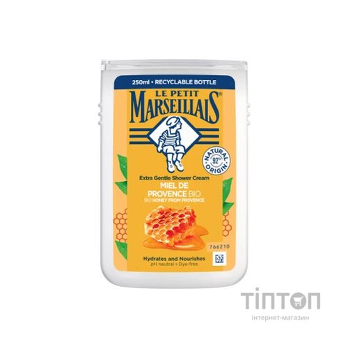 Гель для душу Le Petit Marseillais БІО Медова Насолода 250 мл (3574661711492)