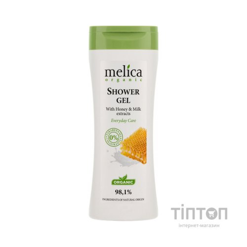 Гель для душу Melica Organic з медом і молоком 250 мл (4770416001132)