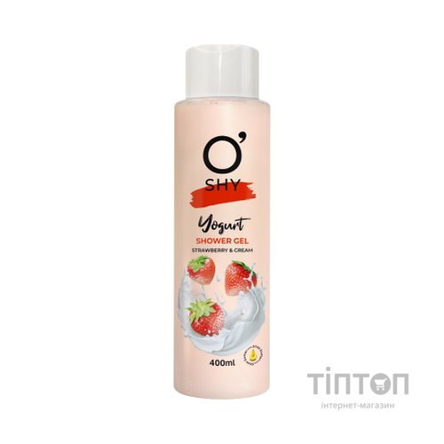 Гель для душу O'Shy Yogurt Strawberry & Cream 400 мл (4820263230671)