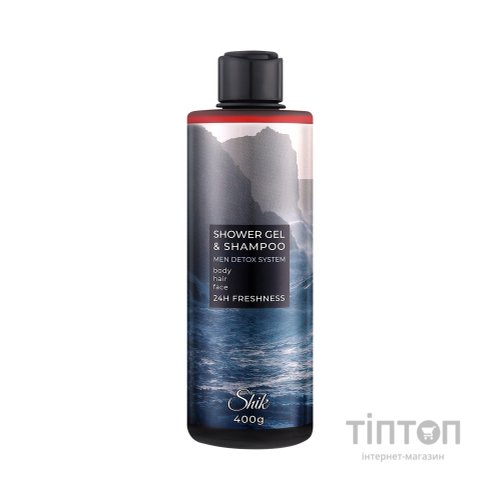 Гель для душу Shik Men Detox System Shower Gel & Shampoo 400 г (4823107607141)