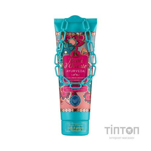 Гель для душу Tesori d'Oriente парфумований Аюрведа олія амли та пачулі 250 мл (8008970043647)