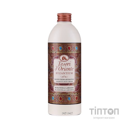 Гель для душу Tesori d'Oriente парфумований Візантія Чорна троянда та лабданум 500 мл (8008970040738)