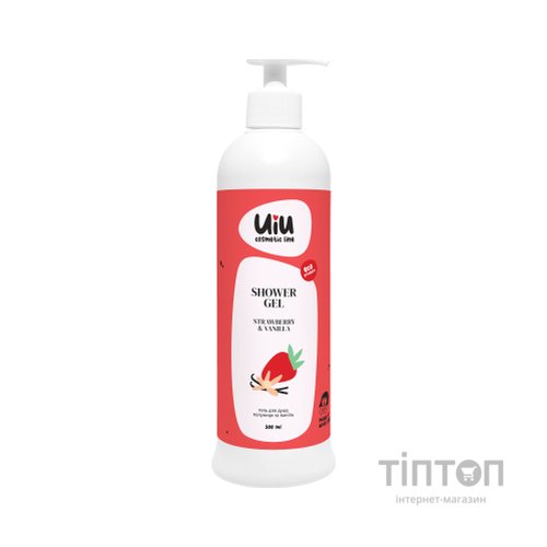 Гель для душу UIU Полуниця & Ваніль 300 мл (4820152332844)