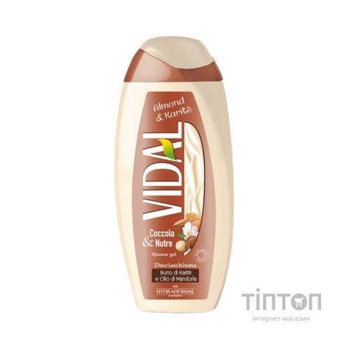 Гель для душу Vidal Мигдаль і каріте 250 мл (8008970043883/8008970056081)