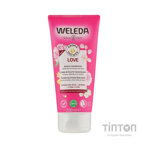 Гель для душу Weleda Aroma Love Pampering Creamy Body Wash 200 мл (7611916160769)