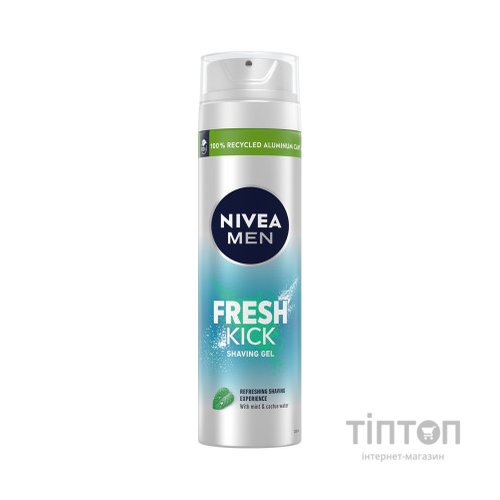 Гель для гоління Nivea Men Fresh Kick 200 мл (4005900843319/4005900841148)