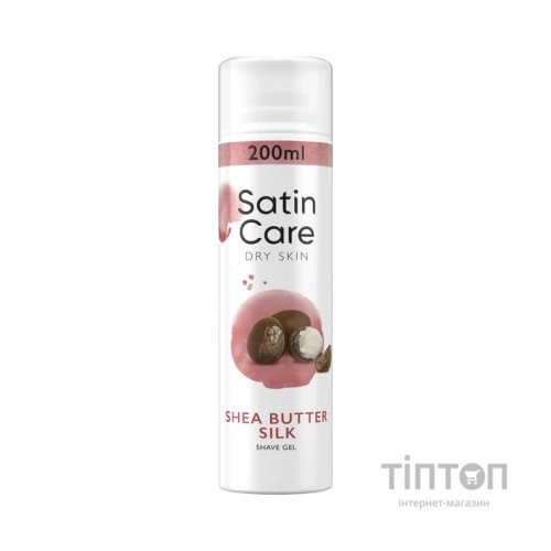 Гель для гоління Satin Care Shea Butter Silk Для сухої шкіри 200 мл (7702018012466)