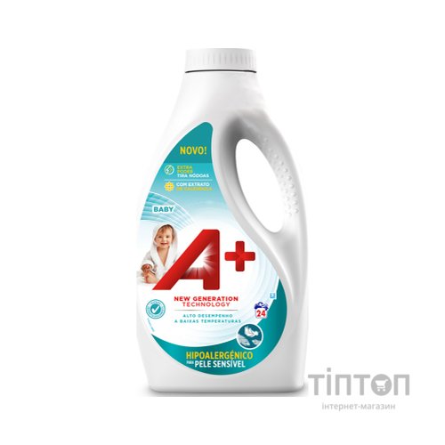 Гель для прання A+ Baby 1.2 л (8435495829980)