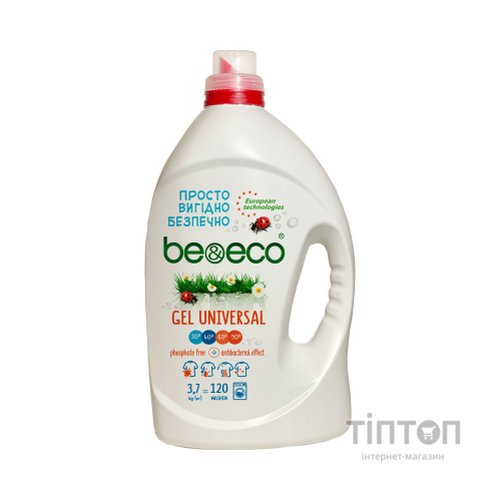 Гель для прання Be&Eco Universal 3.7 л (4820168433580)