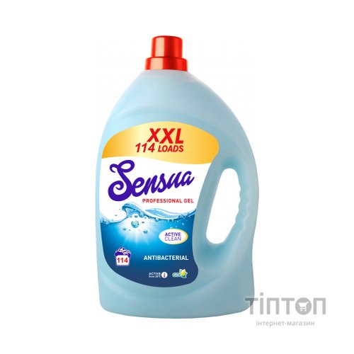 Гель для прання Sensua Professional Gel Antibacterial для всіх типів тканин і кольорів 4 л (4820167005368)