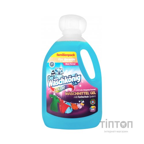 Гель для прання Waschkonig Color 3.305 л (4260418930429)
