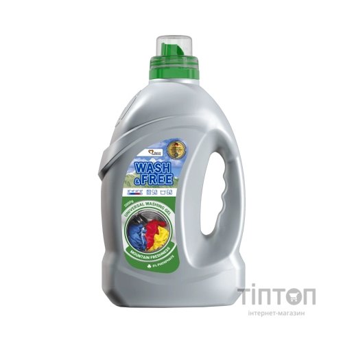 Гель для прання Wash&Free Гірська свіжість 2 кг (4262396142795)