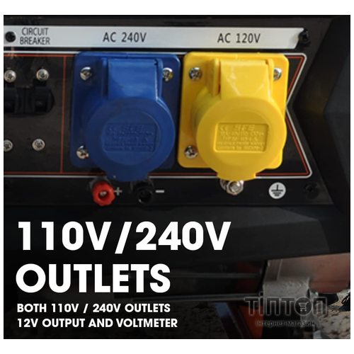 Генератор бензиновий  RocwooD RWPG1 8HP 2.8kW/3.4KVA