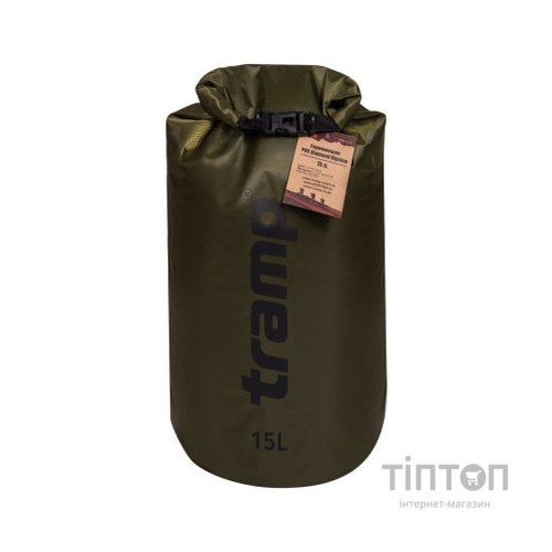 Гермомішок Tramp PVC Diamond Rip-Stop 15 л Olive (UTRA-112-olive)