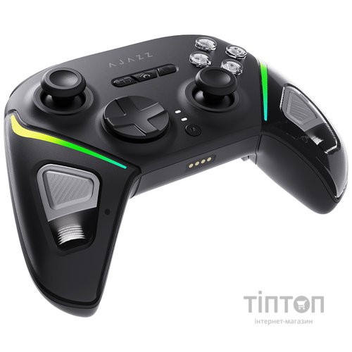 Геймпад Ajazz GP100 2.4G/BT/USB Switch/PC/iOS/Android RGB Black (GP100-B)
