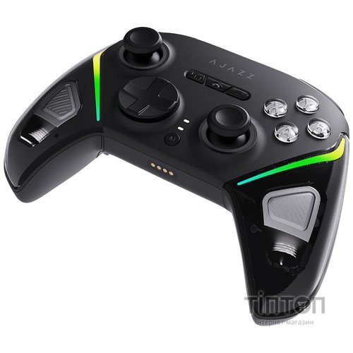 Геймпад Ajazz GP100 2.4G/BT/USB Switch/PC/iOS/Android RGB Black (GP100-B)