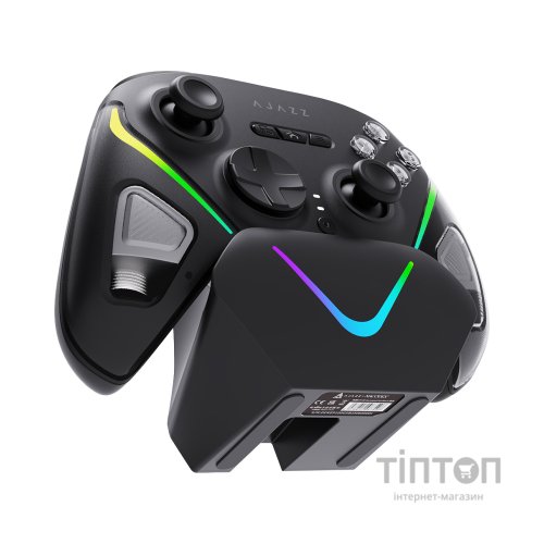 Геймпад Ajazz GP100S 2.4G/BT/USB Switch/PC/iOS/Android RGB Black (GP100S-B)