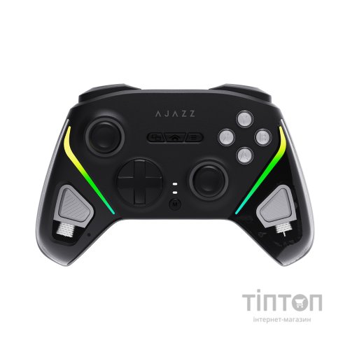 Геймпад Ajazz GP100S 2.4G/BT/USB Switch/PC/iOS/Android RGB Black (GP100S-B)