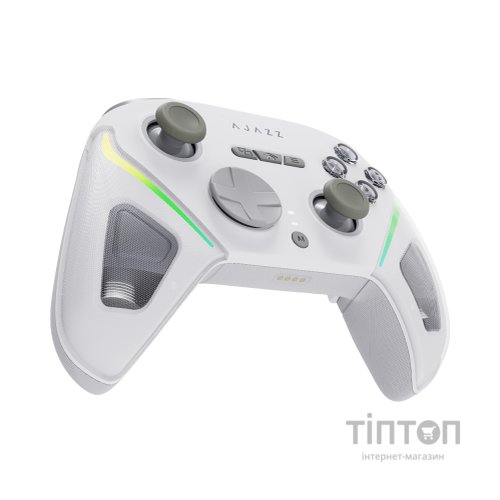 Геймпад Ajazz GP100S 2.4G/BT/USB Switch/PC/iOS/Android RGB White (GP100S-W)