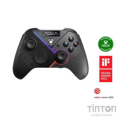 Геймпад ASUS ROG Raikiri Pro USB-С/BT/Wireless Black (90GC00W0-BGP000)
