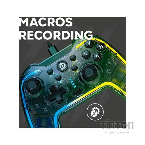 Геймпад Canyon Brighter GP-02 Wired RGB 4in1 PS3/Android BOX-TV/Nintendo Crystal (CND-GP02)