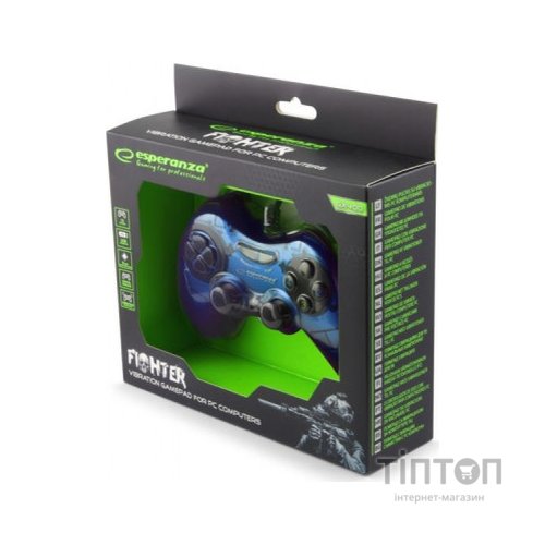 Геймпад Esperanza Fighter PC Blue (EGG105B)