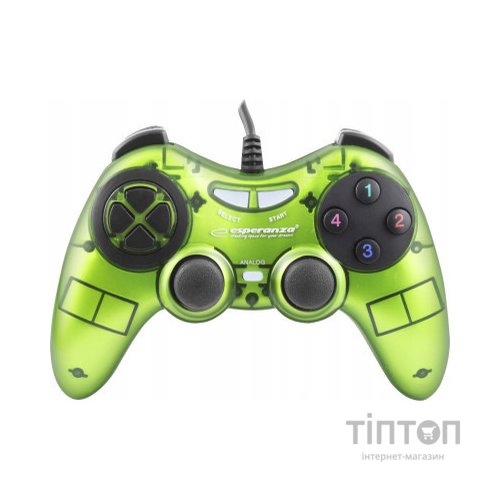 Геймпад Esperanza Fighter PC Green (EGG105G)
