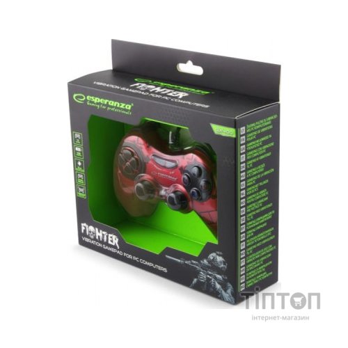 Геймпад Esperanza Fighter PC Red (EGG105R)