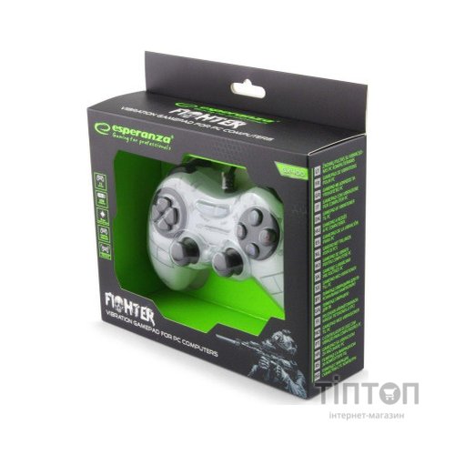 Геймпад Esperanza Fighter PC White (EGG105W)