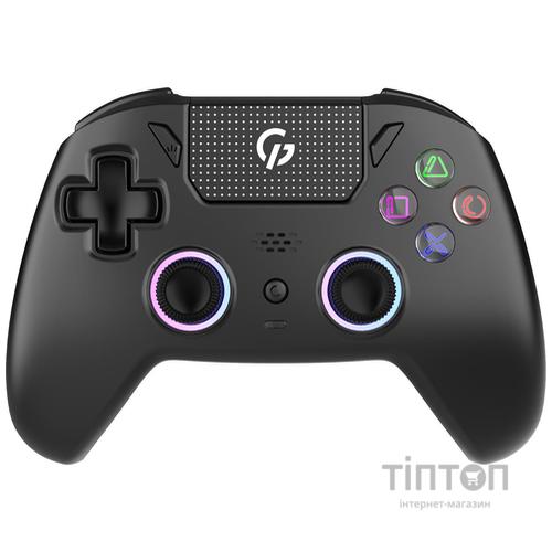 Геймпад GamePro GPS13B BT 5.3/USB/PC/iOS/Android/PS3/PS4 RGB Black (GPS13B)
