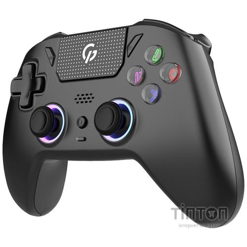 Геймпад GamePro GPS13B BT 5.3/USB/PC/iOS/Android/PS3/PS4 RGB Black (GPS13B)