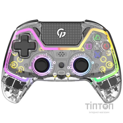 Геймпад GamePro GPS13T BT 5.3/USB/PC/iOS/Android/PS3/PS4 RGB Transparent (GPS13T)