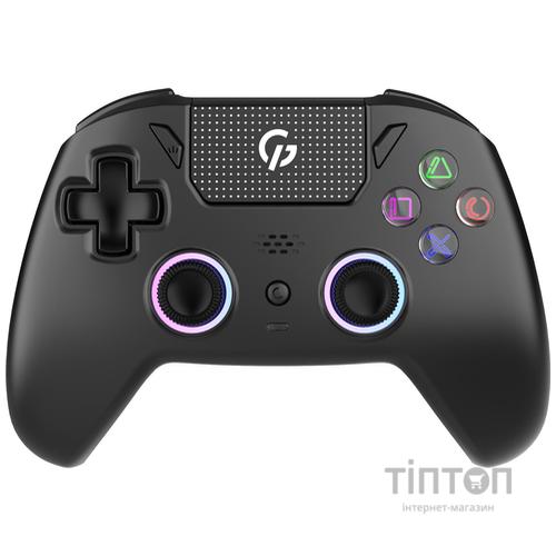 Геймпад GamePro GPS20B 2.4G/BT 5.1/USB (Switch/PC/PS/iOS/Android) RGB Black (GPS20B)