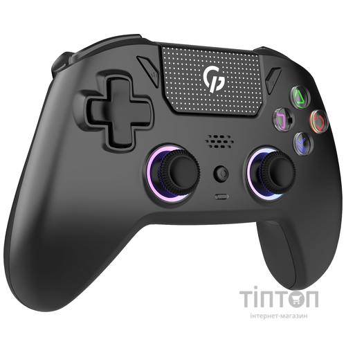 Геймпад GamePro GPS20B 2.4G/BT 5.1/USB (Switch/PC/PS/iOS/Android) RGB Black (GPS20B)