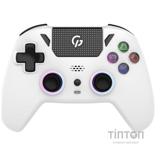 Геймпад GamePro GPS20W 2.4G/BT 5.1/USB (Switch/PC/PS/iOS/Android) RGB White (GPS20W)