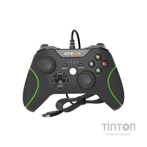 Геймпад GamePro MG450B PC/PS3/Android Black-Green (MG450B)