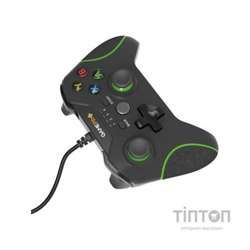 Геймпад GamePro MG450B PC/PS3/Android Black-Green (MG450B)