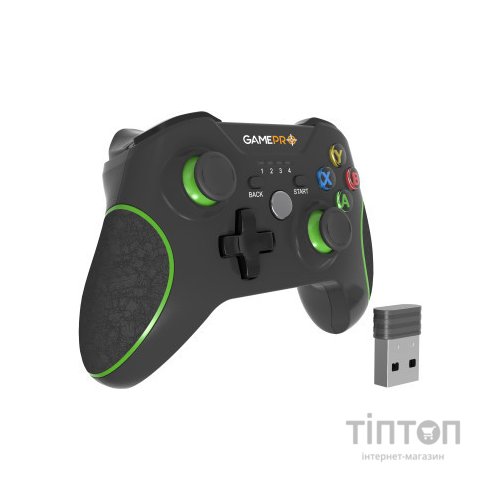 Геймпад GamePro MG650B PS3/Android Wireless Black/Green (MG650B)