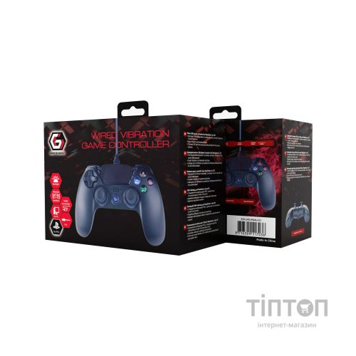 Геймпад Gembird PS4/PC Black (JPD-PS4U-01)