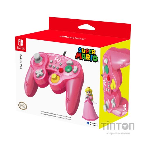 Геймпад Hori Battle Pad (Peach) for Nintendo Switch (NSW-135U)