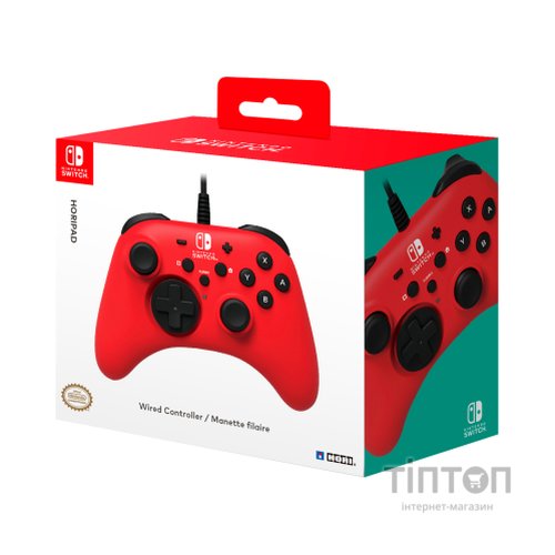 Геймпад Hori for Nintendo Switch (Red) (NSW-156U)