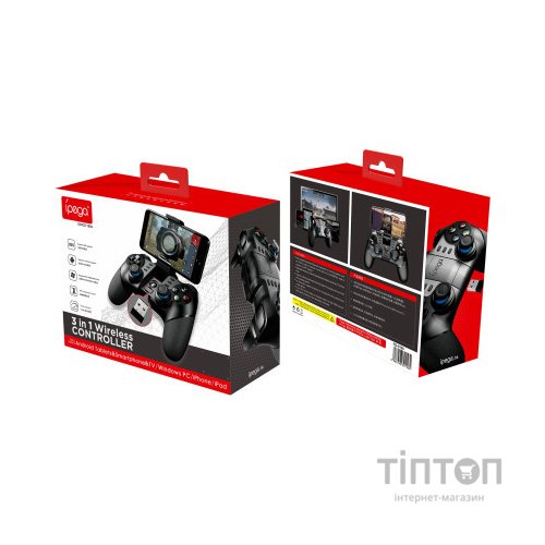 Геймпад iPega PG-9156 Batman 3 in 1 Bluetooth PC/Android/iOS Black (PG-9156)