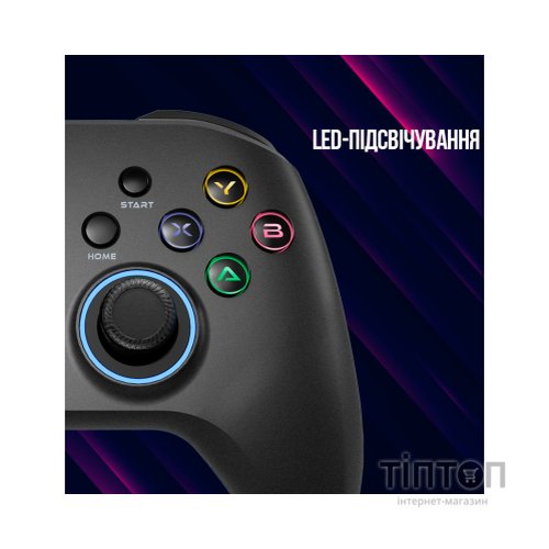 Геймпад Lorgar TRIX-510 PC iOS13 Android PS3 Bluetooth Black (LRG-GP510)