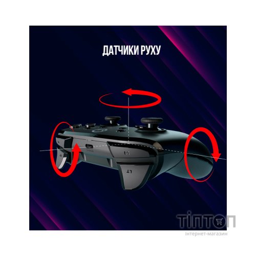 Геймпад Lorgar TRIX-510 PC iOS13 Android PS3 Bluetooth Black (LRG-GP510)